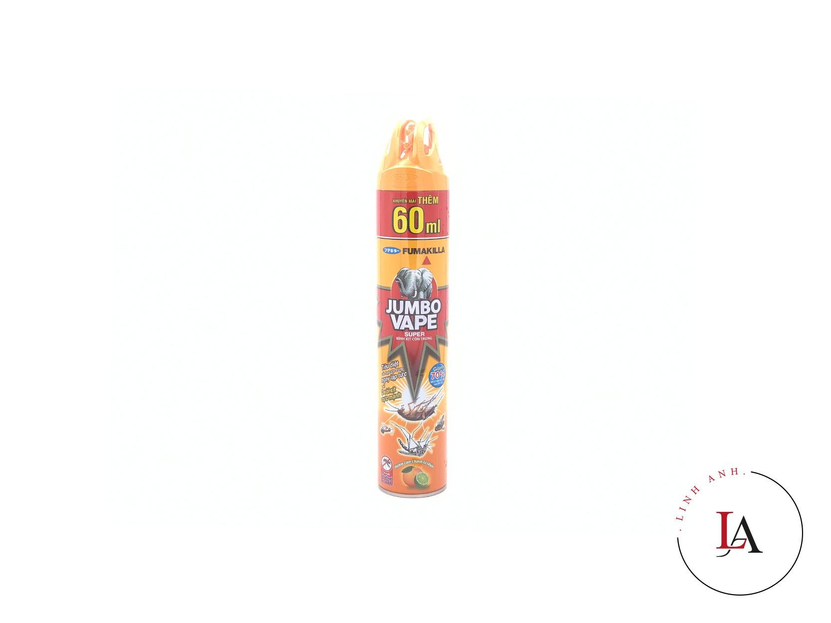 Xịt muỗi Jumbo Vape 600ml+60ml